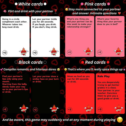 RISKY COUPLES - Fun Couples Game for Date Night 150 Spicy Dares Questions for Your Partner Romantic Anniversary Valentines Gifts