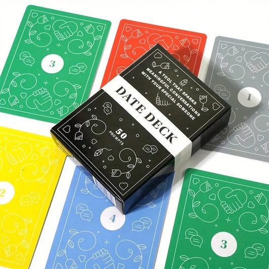 Date Deck Cards 50 Conversation Cards Engaging for Couples Playing Cards