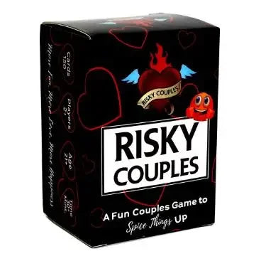 RISKY COUPLES - Fun Couples Game for Date Night 150 Spicy Dares Questions for Your Partner Romantic Anniversary Valentines Gifts