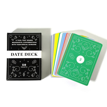 Date Deck Cards 50 Conversation Cards Engaging for Couples Playing Cards